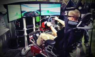 Illustration for article titled This is How Nvidia Wants You to Play Racing Games... if You've Got $32k